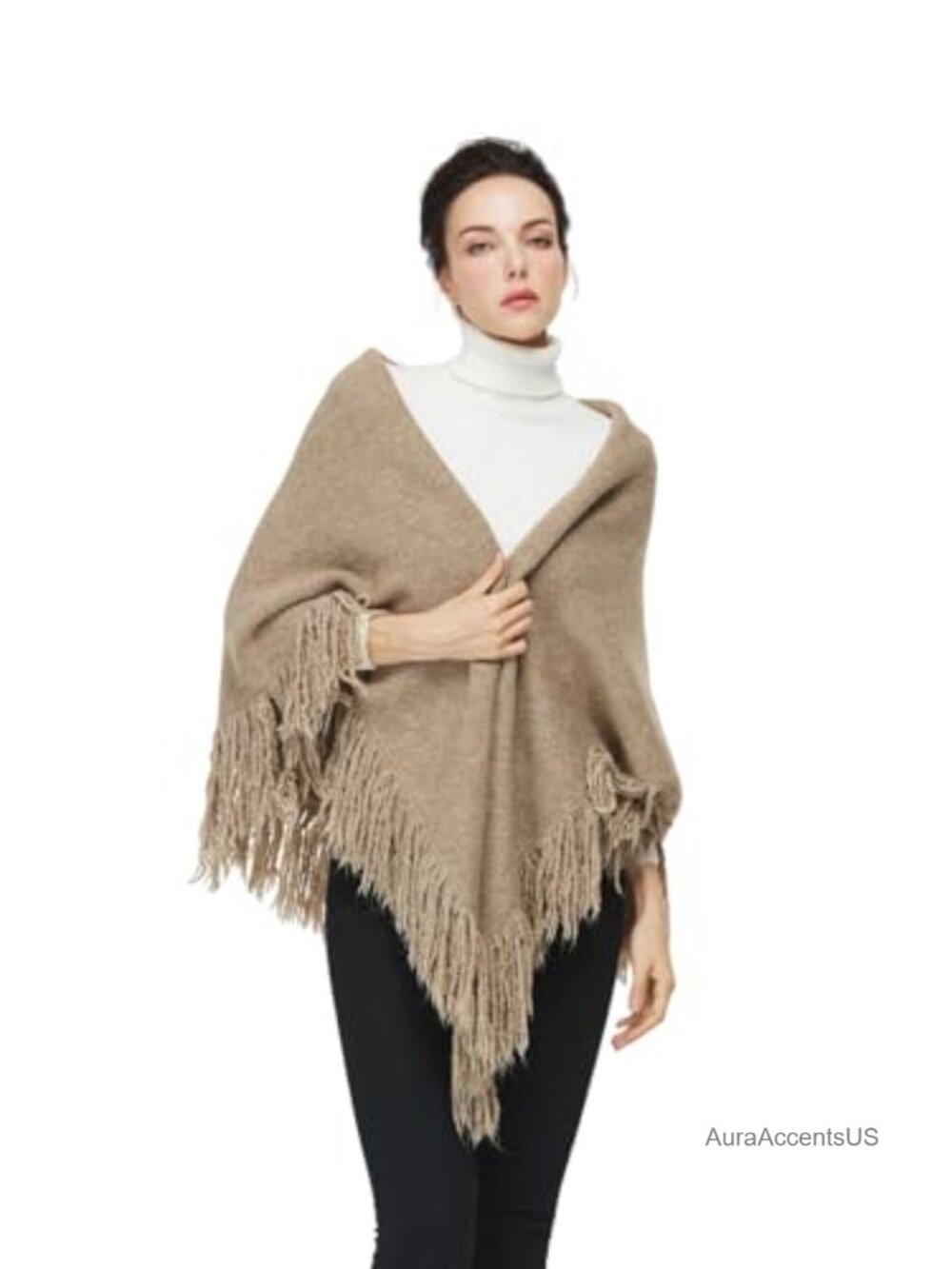 Womens Wool Scarf Tassel Pashmina Shawl Wrap Evening Dress Lightweight Travel